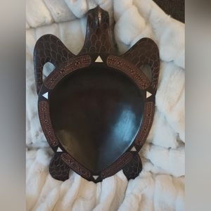 ⭐ EUC Cerulean Bay Fijian Hand Carved Wood Carved Turtle/Tortoise